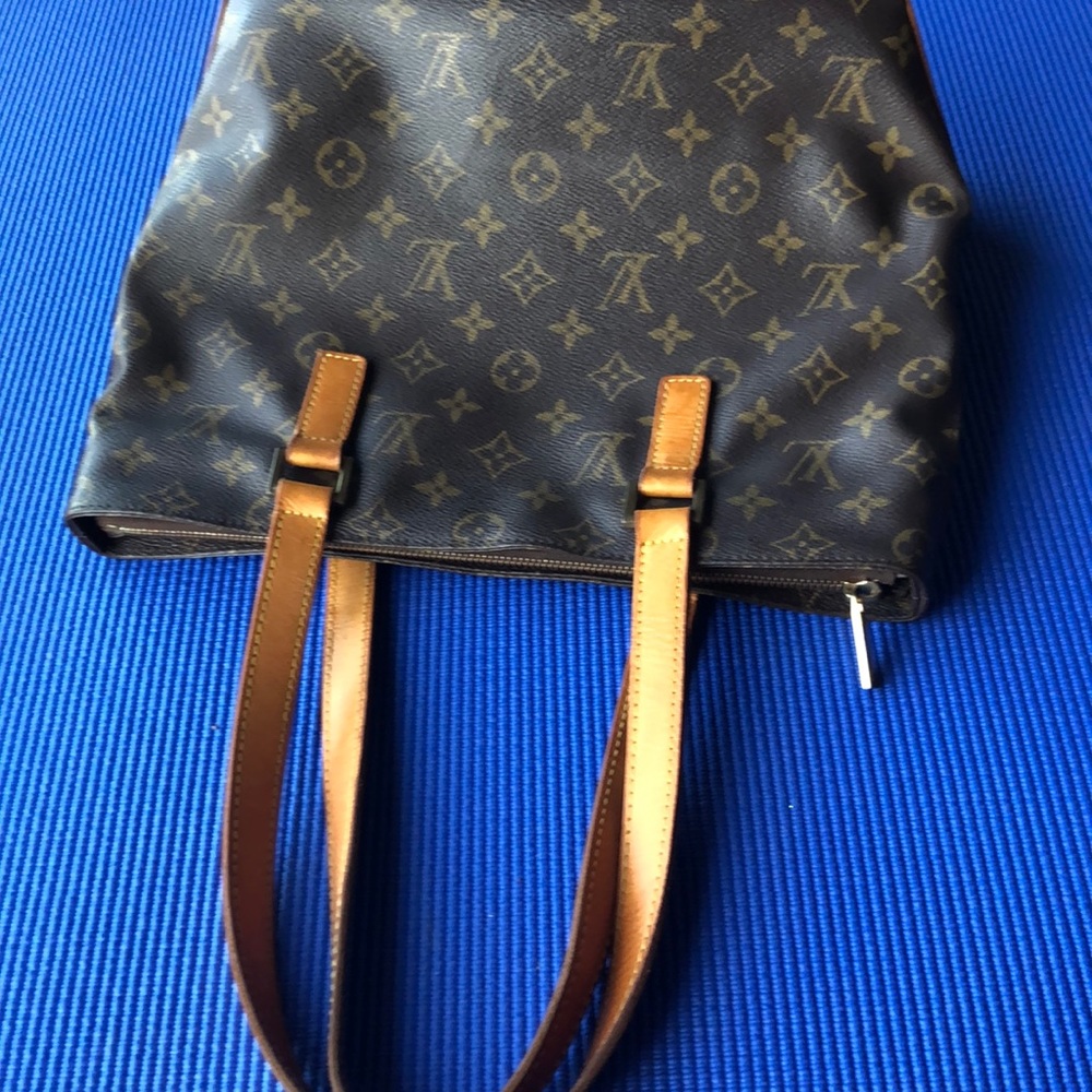 Authentic LV  shoulder sac brown canvas tote